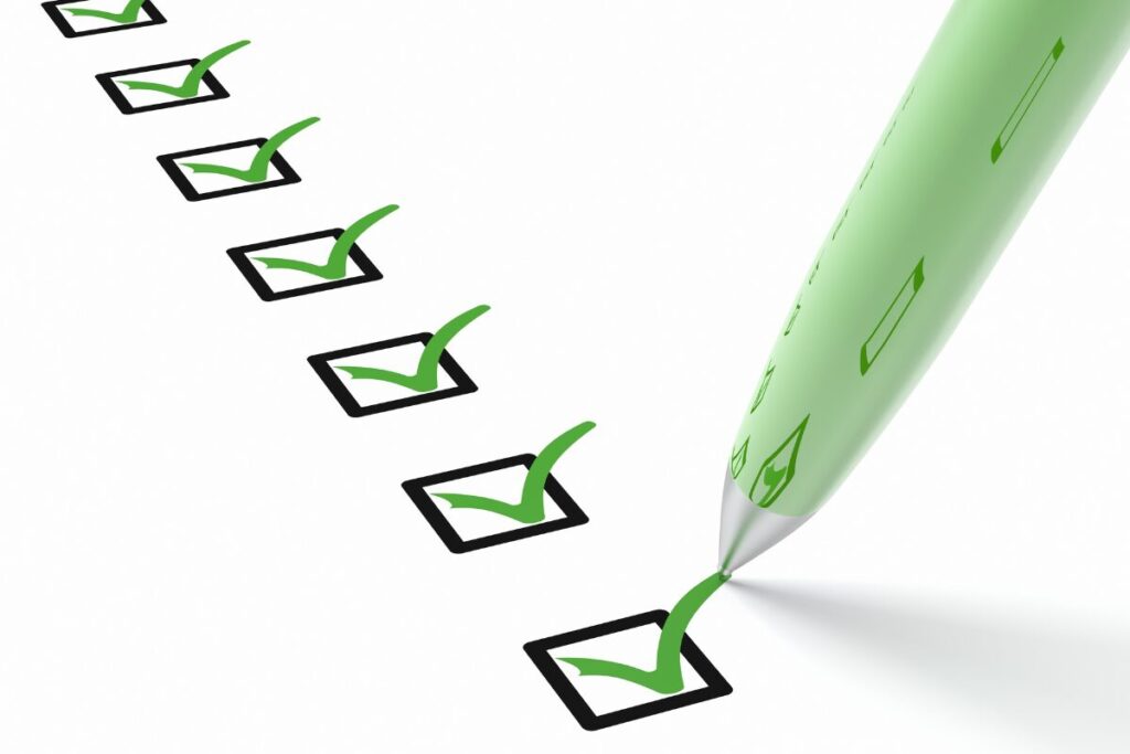 ac checklist