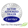 Carrier Factory Authorized Dealer