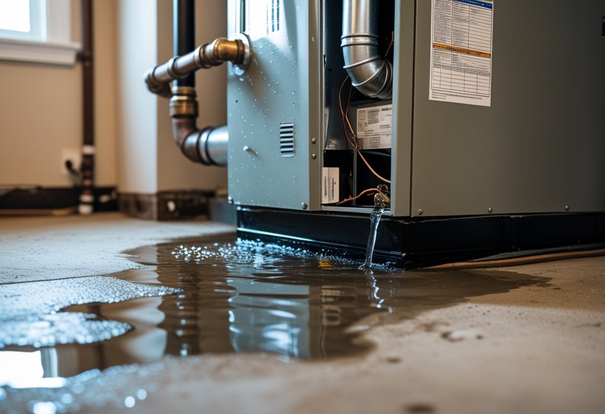 How to Fix Water Leak Near Furnace Quickly and Easily - Sun Heating